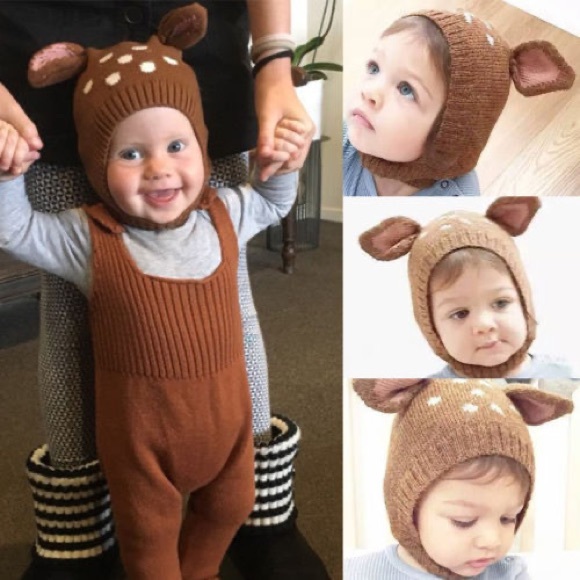Other - Baby Fawn deer hat acrylic